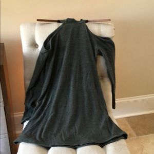 👗Olive Green Mock Dress